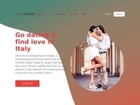 Dating Italian Singles Homepage Image